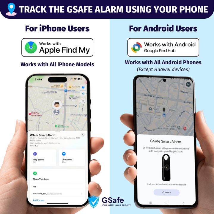GSafe 5-in-1 Smart Alarm with Location Sharing