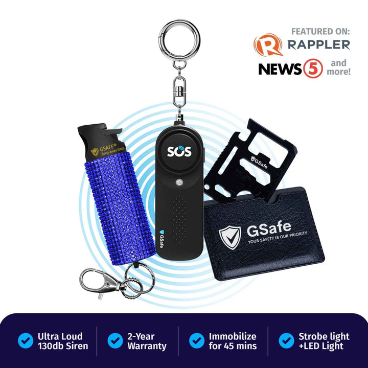 Dual Defense Kit (Alarm & Pepper Spray)