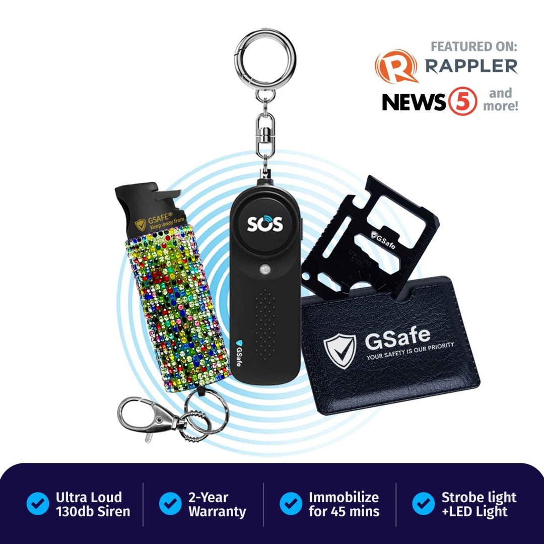 Dual Defense Kit (Alarm & Pepper Spray)