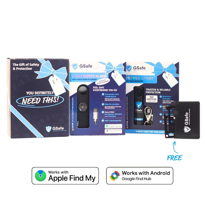 Dual Defense Kit (Alarm & Pepper Spray)
