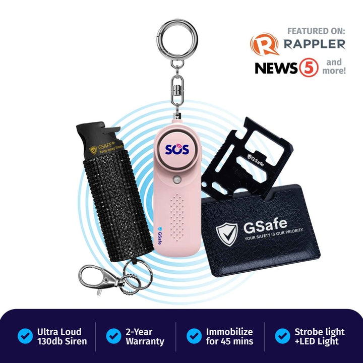 Dual Defense Kit (Alarm & Pepper Spray)