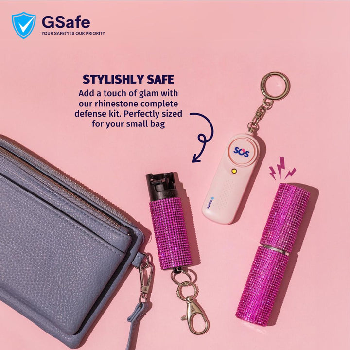 Complete Defense Kit (Alarm, Pepper Spray, & Stun Gun)