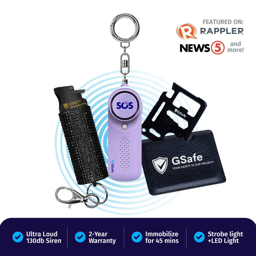 Dual Defense Kit (Alarm & Pepper Spray)