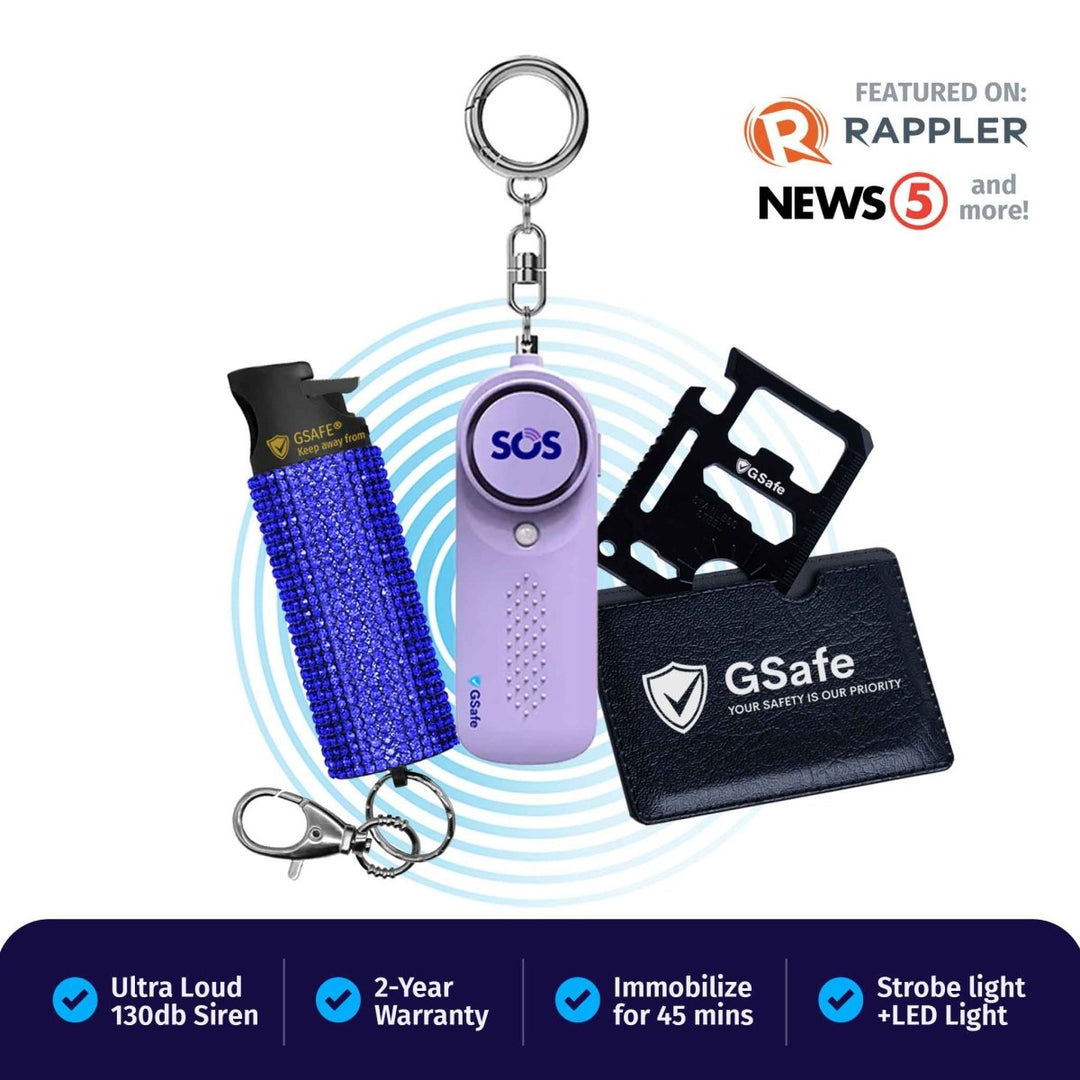 Dual Defense Kit (Alarm & Pepper Spray)