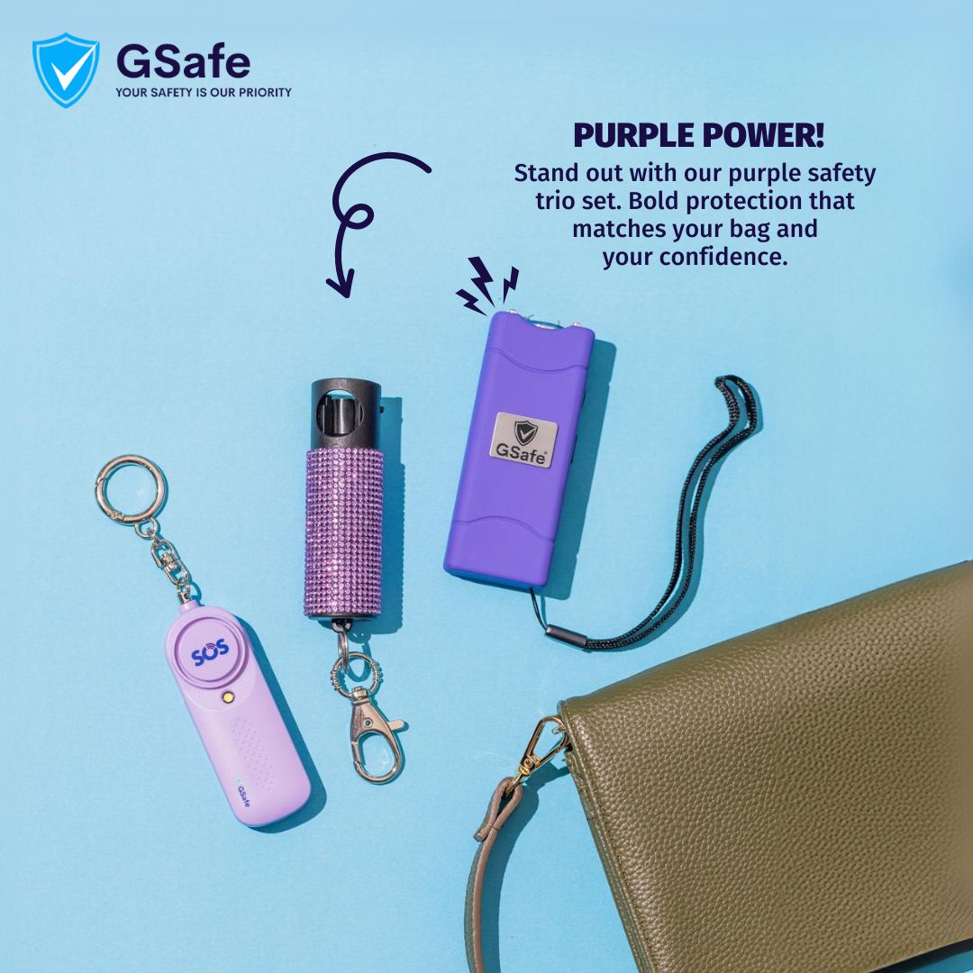 Complete Defense Kit (Alarm, Pepper Spray, & Stun Gun)