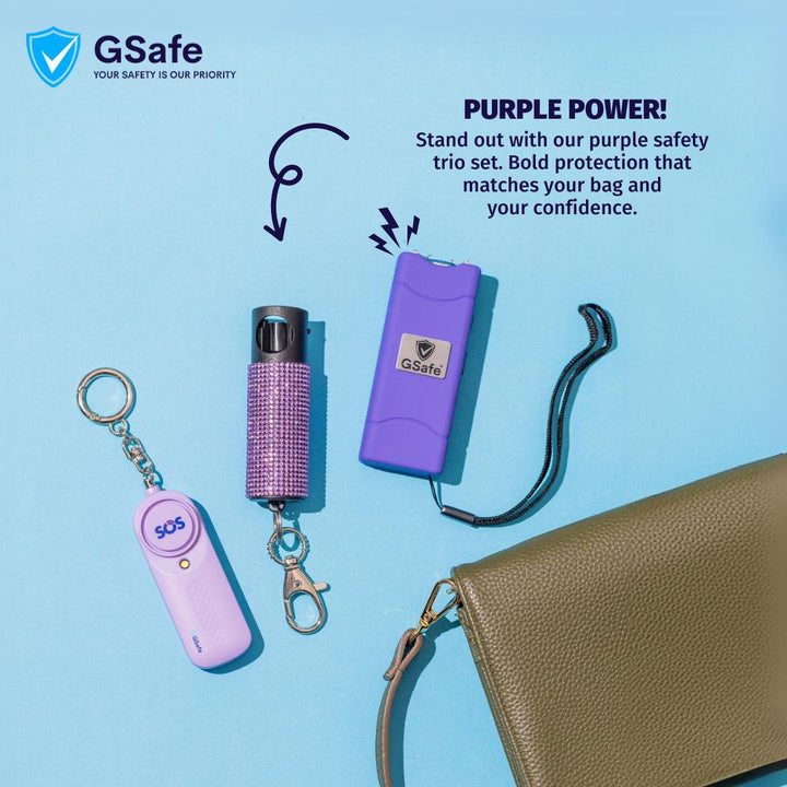 Complete Defense Kit (Alarm, Pepper Spray, & Stun Gun)