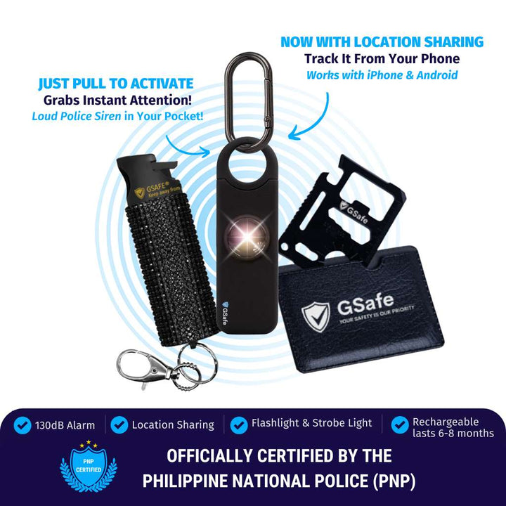 GSafe 5-in-1 Smart Alarm with Location Sharing